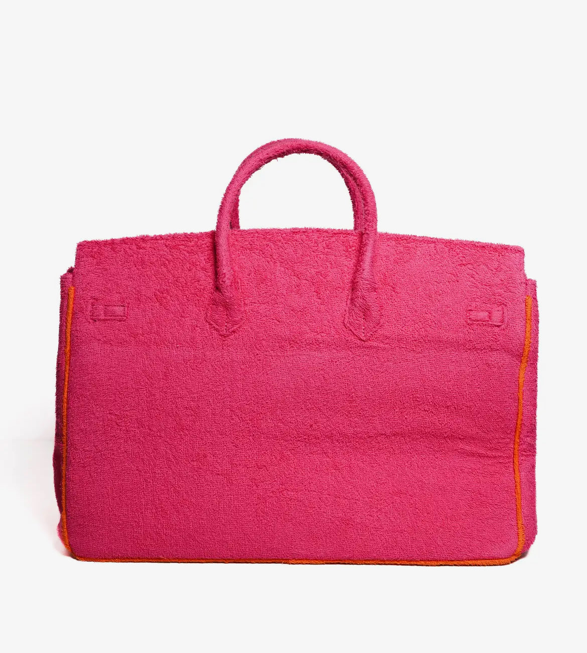Terrycloth Tote Bright Rose Small